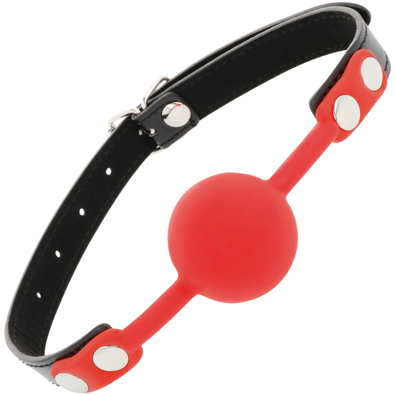 DARKNESS - BAVAGLINO IN SILICONE ROSSO DARKNESS - BAVAGLINO IN SILICONE ROSSO