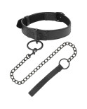 DARKNESS - COLLANA NERA CON CATENA DARKNESS - COLLANA NERA CON CATENA