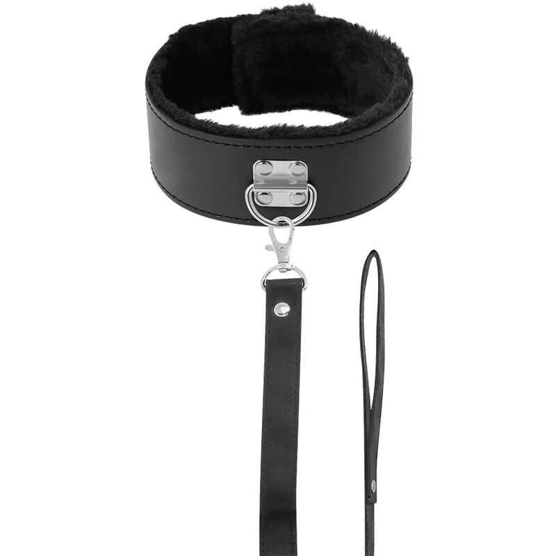 DARKNESS - COLLANA FODERATA CON CATENA IN TITANIO DARKNESS - COLLANA FODERATA CON CATENA IN TITANIO