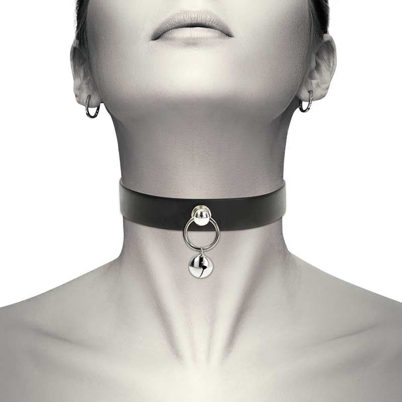COQUETTE - CHIC DESIRE COLLANA IN PELLE VEGANA ACCESSORIO DONNA SONAGLIO/CERCHIO COQUETTE - CHIC DESIRE COLLANA IN PELLE VEGANA ACCESSORIO DONNA SONAGLIO/CERCHIO