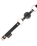 BEGME - BLACK EDITION BALL GAG VEGAN IN PELLE BEGME - BLACK EDITION BALL GAG VEGAN IN PELLE