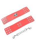 OHMAMA FETISH - MANETTE ROSSE CON CHIUSURA A SCATTO OHMAMA FETISH - MANETTE ROSSE CON CHIUSURA A SCATTO