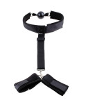OHMAMA FETISH - BAVAGLIO IN NEOPRENE CON POLSINI OHMAMA FETISH - BAVAGLIO IN NEOPRENE CON POLSINI