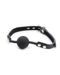OHMAMA FETISH - BALL GAG IN SILICONE CON CINTURA IN PELLE OHMAMA FETISH - BALL GAG IN SILICONE CON CINTURA IN PELLE