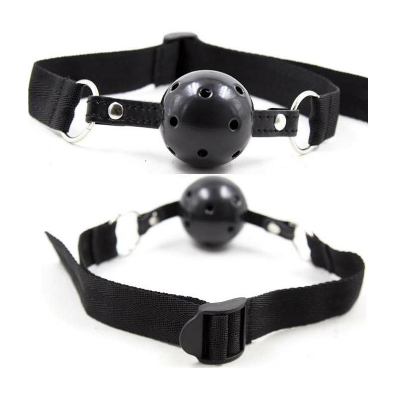 GAG A SFERA TRASPIRANTE IN TESSUTO NERO OHMAMA FETISH GAG A SFERA TRASPIRANTE IN TESSUTO NERO OHMAMA FETISH