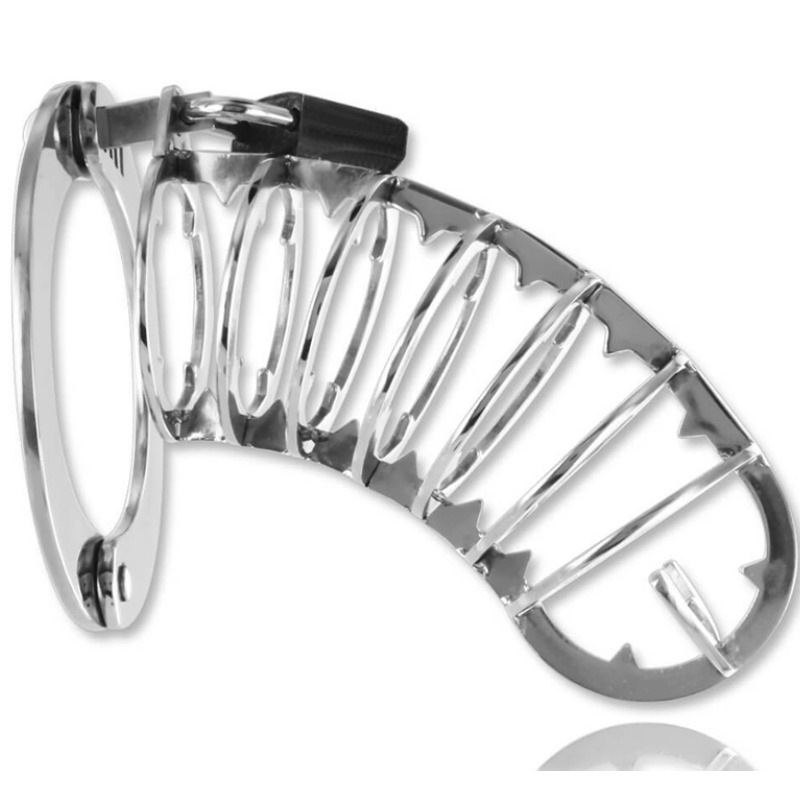 METAL HARD - GABBIA PER PENE METALLICA CON CHIUSURA DI SICUREZZA 14 CM METAL HARD - GABBIA PER PENE METALLICA CON CHIUSURA DI SICUREZZA 14 CM