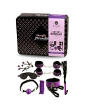 SECRETPLAY - BDSM SET 8PCS VIOLA / NERO. SECRETPLAY - BDSM SET 8PCS VIOLA / NERO.