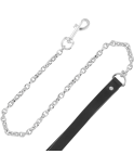 DARKNESS - COLLANA IN PELLE DI ALTA QUALITÀ CON GUINZAGLIO DARKNESS - COLLANA IN PELLE DI ALTA QUALITÀ CON GUINZAGLIO