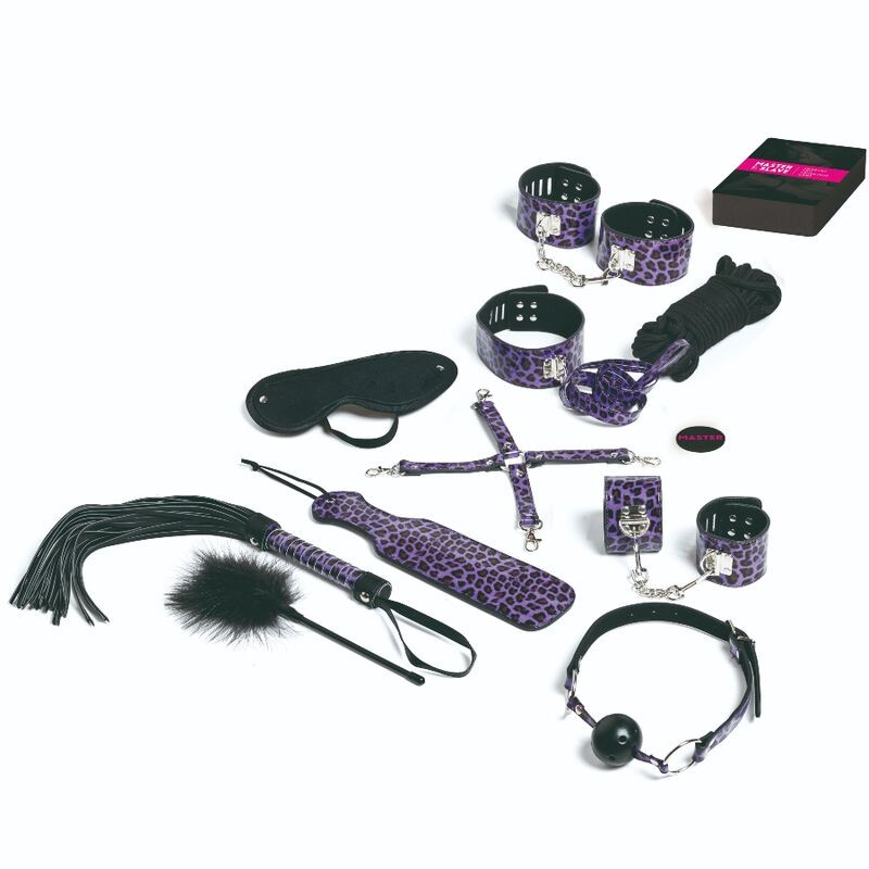 TEASE PLEASE - SET 13 ACCESSORI BONDAGE LILLA TEASE PLEASE - SET 13 ACCESSORI BONDAGE LILLA