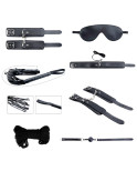 ALIVE - DESIDERI SEGRETI KIT 7 PEZZI BDSM NERO ALIVE - DESIDERI SEGRETI KIT 7 PEZZI BDSM NERO