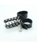 OHMAMA FETISH - GABBIA PER PENE CON ANELLI IN METALLO E CINTURINI IN PELLE OHMAMA FETISH - GABBIA PER PENE CON ANELLI IN METALLO E CINTURINI IN PELLE