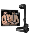 FETISH SUBMISSIVE BONDAGE - SET DI CONTENIMENTO DEL CORPO CON COLLETTO E POLSINI FETISH SUBMISSIVE BONDAGE - SET DI CONTENIMENTO DEL CORPO CON COLLETTO E POLSINI