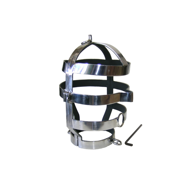 METAL HARD - MASCHERA CON COLLANA IN ACCIAIO METAL HARD - MASCHERA CON COLLANA IN ACCIAIO