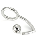 METAL HARD - ANELLO COCK RING CON GANCIO INTRUDER ANALE 45MM METAL HARD - ANELLO COCK RING CON GANCIO INTRUDER ANALE 45MM