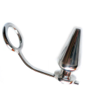 METAL HARD - ANELLO IN ACCIAIO DURO CON TAPPO ANALE 45 X 50 MM METAL HARD - ANELLO IN ACCIAIO DURO CON TAPPO ANALE 45 X 50 MM