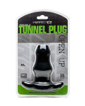 PERFECT FIT BRAND - DOPPIO TUNNEL PLUG XL GRANDE NERO PERFECT FIT BRAND - DOPPIO TUNNEL PLUG XL GRANDE NERO