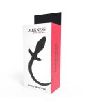 DARKNESS - PLUG ANALE 28 CM IN SILICONE NERO DARKNESS - PLUG ANALE 28 CM IN SILICONE NERO