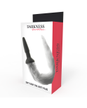 DARKNESS - PLUG ANALE IN SILICONE CON CODA GRIGIA DARKNESS - PLUG ANALE IN SILICONE CON CODA GRIGIA
