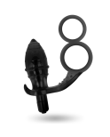 ADDICTED TOYS - PLUG ANALE CON DOPPIO ANELLO NERO ADDICTED TOYS - PLUG ANALE CON DOPPIO ANELLO NERO