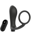 ADDICTED TOYS - ANELLO PER PENE CON TELECOMANDO PLUG ANALE NERO RICARICABILE ADDICTED TOYS - ANELLO PER PENE CON TELECOMANDO PLUG ANALE NERO RICARICABILE