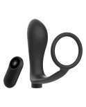 ADDICTED TOYS - ANELLO PER PENE CON TELECOMANDO PLUG ANALE NERO RICARICABILE ADDICTED TOYS - ANELLO PER PENE CON TELECOMANDO PLUG ANALE NERO RICARICABILE