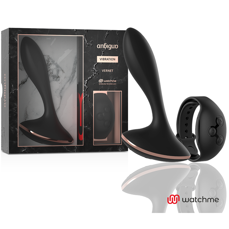 ANBIGUO - WATCHME VIBRATORE TELECOMANDO PLUG ANALE VERNET