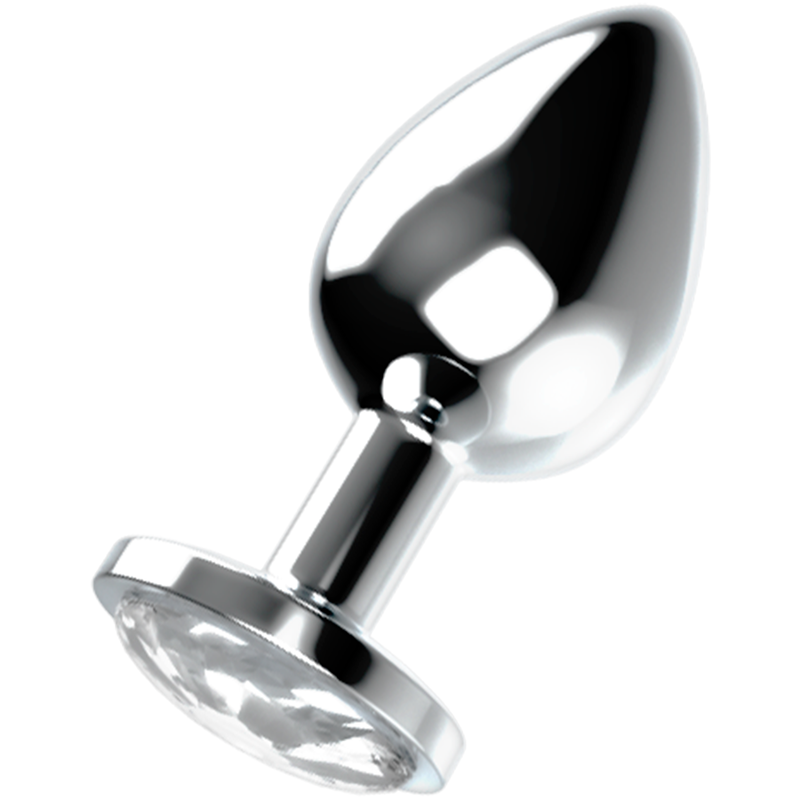 OHMAMA - PLUG ANALE CON CRISTALLO BLU L OHMAMA - PLUG ANALE CON CRISTALLO BLU L