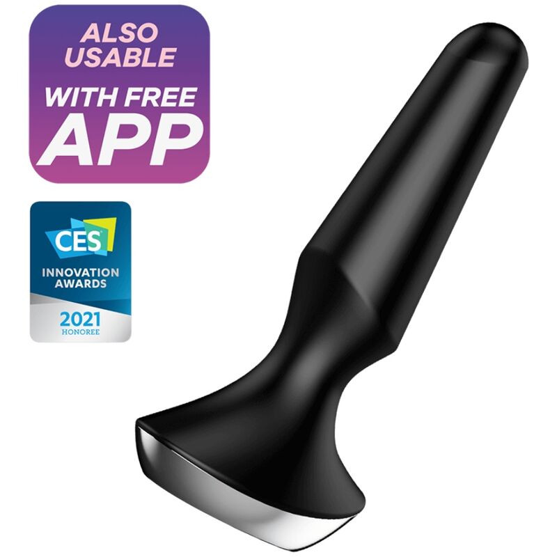 SATISFYER - PLUG ILICIOUS 2 PLUG VIBRATORE NERO SATISFYER - PLUG ILICIOUS 2 PLUG VIBRATORE NERO