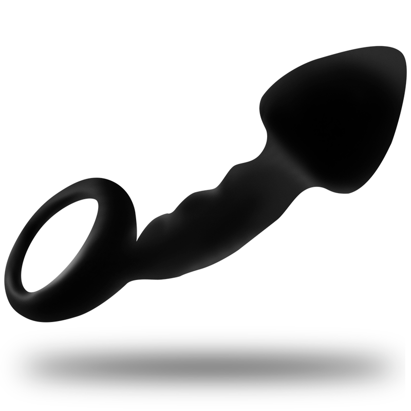 OHMAMA - PLUG ANALE A COSTINE CON ANELLO OHMAMA - PLUG ANALE A COSTINE CON ANELLO