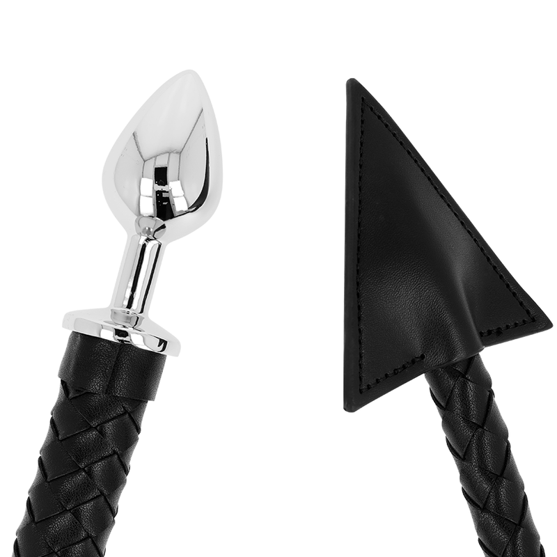 OHMAMA FETISH DEVIL''S TAIL PLUG IN PELLE E METALLO 7 CM OHMAMA FETISH DEVIL''S TAIL PLUG IN PELLE E METALLO 7 CM