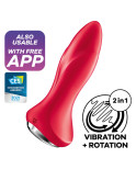 SATISFYER - ROTATOR PLUG 1+ APP VIBRANTE PLUG NERO SATISFYER - ROTATOR PLUG 1+ APP VIBRANTE PLUG NERO