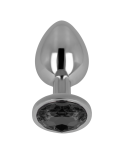 OHMAMA - PLUG ANALE CON CRISTALLO NERO 8 CM OHMAMA - PLUG ANALE CON CRISTALLO NERO 8 CM