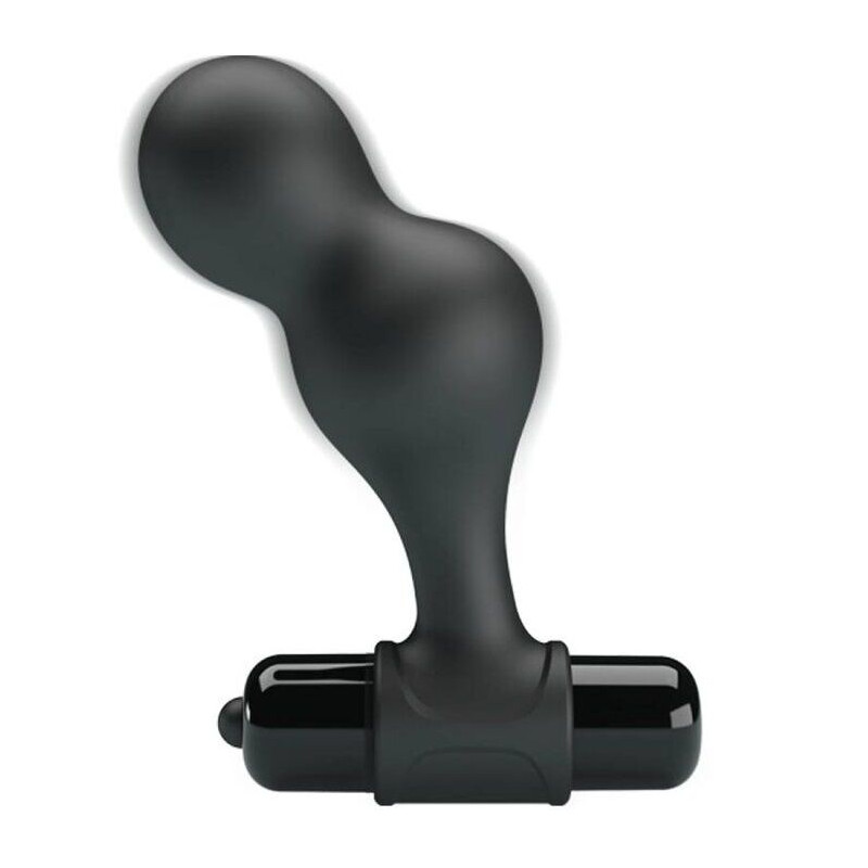 MR PLAY - PLUG ANALE VIBRATORE IN SILICONE NERO MR PLAY - PLUG ANALE VIBRATORE IN SILICONE NERO