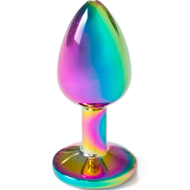SECRETPLAY - TAPPO IN METALLO RAINBOW TAGLIA PICCOLA 7 CM SECRETPLAY - TAPPO IN METALLO RAINBOW TAGLIA PICCOLA 7 CM
