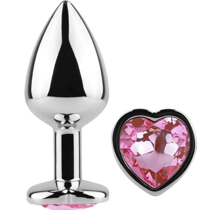 SECRETPLAY - TAPPO IN METALLO FUCSIA CUORE TAGLIA PICCOLA 7 CM SECRETPLAY - TAPPO IN METALLO FUCSIA CUORE TAGLIA PICCOLA 7 CM