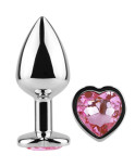 SECRETPLAY - TAPPO IN METALLO FUCSIA CUORE TAGLIA PICCOLA 7 CM SECRETPLAY - TAPPO IN METALLO FUCSIA CUORE TAGLIA PICCOLA 7 CM