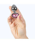 SECRETPLAY - TAPPO IN METALLO FUCSIA CUORE TAGLIA PICCOLA 7 CM SECRETPLAY - TAPPO IN METALLO FUCSIA CUORE TAGLIA PICCOLA 7 CM