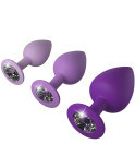 FANTASY FOR HER - SET DI PLUG ANALI VIOLA FANTASY FOR HER - SET DI PLUG ANALI VIOLA