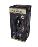 ALIVE - PIACERE ANALE MINI PLUG METALLO BIANCO TAGLIA M ALIVE - PIACERE ANALE MINI PLUG METALLO BIANCO TAGLIA M