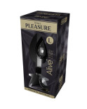 ALIVE - PIACERE ANALE MINI PLUG METAL NERO TAGLIA L ALIVE - PIACERE ANALE MINI PLUG METAL NERO TAGLIA L