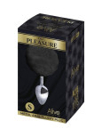 ALIVE - PLUG PIACERE ANALE METALLO LISCIO FLUFFY NERO TAGLIA S ALIVE - PLUG PIACERE ANALE METALLO LISCIO FLUFFY NERO TAGLIA S