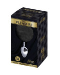 ALIVE - PLUG PIACERE ANALE METALLO LISCIO FLUFFY NERO TAGLIA M ALIVE - PLUG PIACERE ANALE METALLO LISCIO FLUFFY NERO TAGLIA M