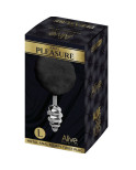 ALIVE - PLUG PIACERE ANALE SPIRALE METALLO FLUFFY NERO TAGLIA L ALIVE - PLUG PIACERE ANALE SPIRALE METALLO FLUFFY NERO TAGLIA L