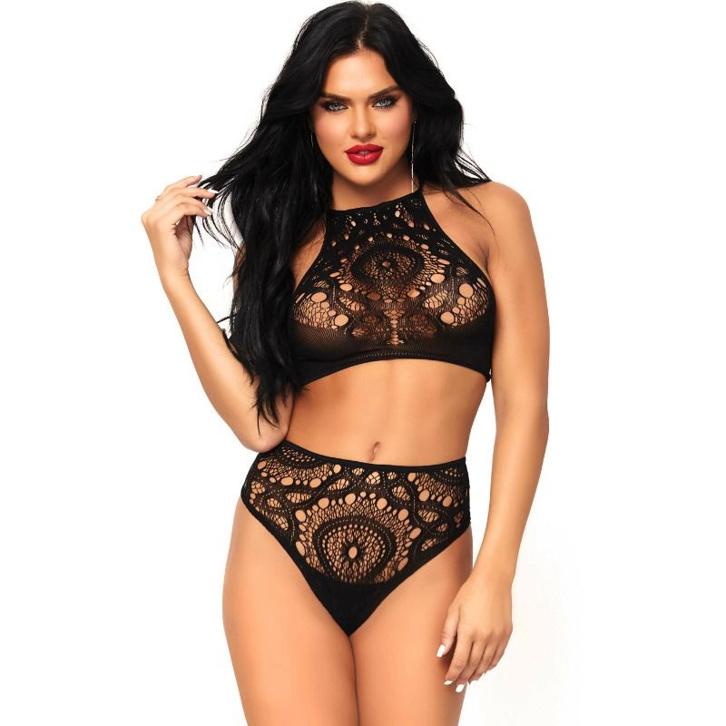 LEG AVENUE - SET 2 PEZZI TOP E SLIP S/M LEG AVENUE - SET 2 PEZZI TOP E SLIP S/M