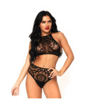 LEG AVENUE - SET 2 PEZZI TOP E SLIP S/M LEG AVENUE - SET 2 PEZZI TOP E SLIP S/M