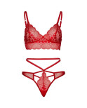 LEG AVENUE - SET 2 PEZZI BRALETTE E PERIZOMA IN PIZZO M/L LEG AVENUE - SET 2 PEZZI BRALETTE E PERIZOMA IN PIZZO M/L