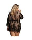 SUBBLIME - QUEEN PLUS LACE PEIGNOIR MANICHE SVASATE SUBBLIME - QUEEN PLUS LACE PEIGNOIR MANICHE SVASATE