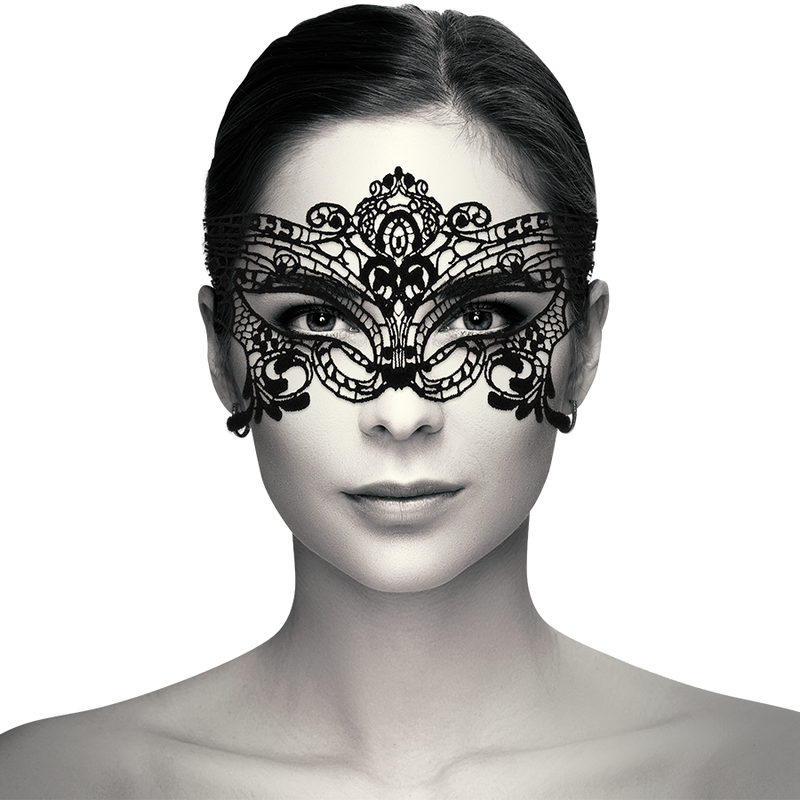 COQUETTE CHIC DESIRE - MASCHERA AMPIA IN PIZZO NERO COQUETTE CHIC DESIRE - MASCHERA AMPIA IN PIZZO NERO