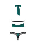 OBSESSIVE - SENSUELIA SET DUE PEZZI VERDE L/XL OBSESSIVE - SENSUELIA SET DUE PEZZI VERDE L/XL