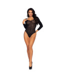 LEG AVENUE - BODY IN COTONE CON MOSAICO E SNAP TAGLIA UNICA LEG AVENUE - BODY IN COTONE CON MOSAICO E SNAP TAGLIA UNICA